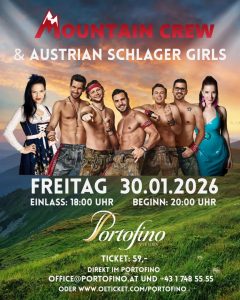 MOUNTAIN CREW & AUSTRIAN SCHLAGERGIRLS @ Portofino Vienna